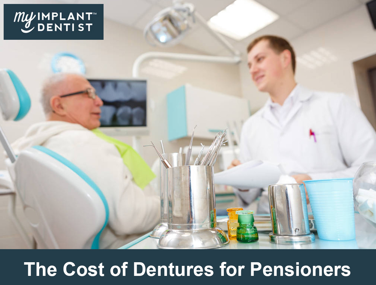 the cost of dentures for pensioners